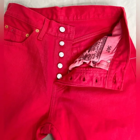 Levis 501 Premium San Francisco Button-Fly Women Size 26X28 - Picture 6 of 11